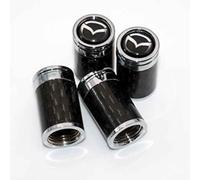 Leak-Proof Tyre Valve Caps - 4 PCS compatible for Mazda MX-5 MX-30 Axela Car Wheel Valve Covers, Dustproof Tyre Protection