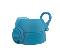 Ion8 Leak Proof Replacement OneTouch 2.0 Water Bottle Lid, Leak Proof, Easy to Open, Secure Lock, Dishwasher Safe, BPA Free, Hygienic Flip Cover, Carry Handle, Easy Clean, Small, Blue