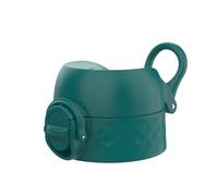 Ion8 Leak Proof Replacement OneTouch 2.0 Water Bottle Lid, Leak Proof, Easy to Open, Secure Lock, Dishwasher Safe, BPA Free, Hygienic Flip Cover, Carry Handle, Easy Clean, Small, Aqua