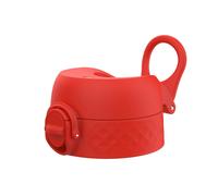 Ion8 Leak Proof Replacement OneTouch 2.0 Water Bottle Lid, Leak Proof, Easy to Open, Secure Lock, Dishwasher Safe, BPA Free, Hygienic Flip Cover, Carry Handle, Easy Clean, Large, Red