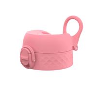 Ion8 Leak Proof Replacement OneTouch 2.0 Water Bottle Lid, Leak Proof, Easy to Open, Secure Lock, Dishwasher Safe, BPA Free, Hygienic Flip Cover, Carry Handle, Easy Clean, Large, Rose Bloom