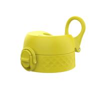 Ion8 Leak Proof Replacement OneTouch 2.0 Water Bottle Lid, Leak Proof, Easy to Open, Secure Lock, Dishwasher Safe, BPA Free, Hygienic Flip Cover, Carry Handle, Easy Clean, Large, Yellow