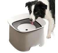 Leak-proof water bowl for dogs, drinking bowl for pets, slow drinking water bowl for dogs, for the dining area, for being alone, in the kitchen, living room, home and living room