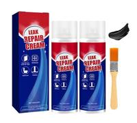 Leak Repair Waterproof Sealant Spray, 2X100ML Leak Repair Cream Spray, Quick Dry Leaks Sealer Liquid Sealant Cream with Brush, Fast Drying Waterproof Sealing Sprays Wall Filler, for Roofs Pipes Crack