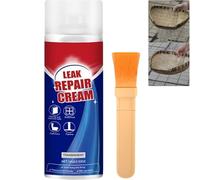 Leak Repair Waterproof Sealant Spray with Brush, Fast Drying Invisible Waterproof Coating for Roof, Wall, Concrete, Tile, Window Frame & Gutter Gap Repair, Indoor Outdoor Use (Transparent,2Pcs)