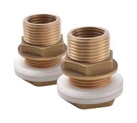 Leak-Resistant Brass Hose Connector 3/4 Inch for IBC | for ideal for rainwater systems, for ibc tanks, water butts, garden irrigation, outdoor storage solutions