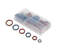 Leak-Resistant Rubber Gasket Set for Automotive and Household Use - Includes Sizes M6 M8 M10 M20 M22 M27 M30 (100pcs)