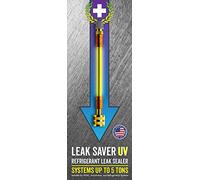 Leak Saver Direct Inject UV - Refrigerant Leak Sealer with Added UV Dye to Detect Large Leaks - for AC, Refrigeration, and Automotive Systems Up to 5 Tons - Compatible with All Refrigerants