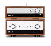 LEAK STEREO 130 Amplifier & TruStream Streamer Hi-Fi Bundle Walnut