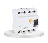 Leakage Circuit Breaker, AC/A Type RCCB RCD 2P 4P 63A 10mA 30mA 6KA 230/400V Differential Breaker(40a,TYPE AC 4P)