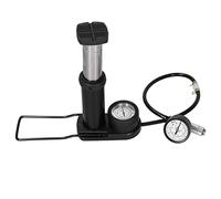 Leakage Pressure Tester, Prevent Air Pressure Backflow Double Barometer, G1/4 Thread, Manual Compressed Air for Computer Water Cooling System (black)