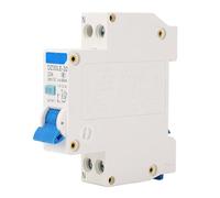 Leakage Protector Circuit Breaker Efficient Reliable Safety Protection Electric Overload Protector 20A 1P Rail Mount