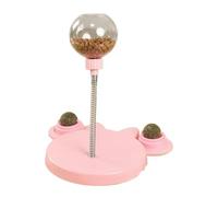 Leaking Treats Ball Pet Feeder Toy, Interactive Catnip Treat Dispensing Ball, 6.69x8.27x9.65 inches Funny Food Puzzle for Hunting, Chasing, and Exercise Accessories
