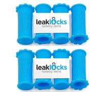 LeakLocks® Toiletry Skins™ Elastic Sleeve for Leak Proofing Travel Container in Luggage. for Standard and Travel Sized Toiletries. Reusable Accessory for Travel Bag Suitcase and Carry-on Luggage,