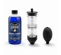 LeakLogic Block-Check Blue Pro Cylinder Head Gasket Tester Kit CO2 Combustion Leak Gas Test Universal for All Cars and Motorcycles Petrol Diesel Block Rapid Engine Leak Detector Tests