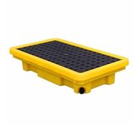 Leakproof Containment Spill Pallet for Modular Platforms, Detachable Spill Tray with 660kg Load Capacity, Ideal for Shipping and Leak Containment (66x36x12cm)