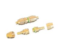 Leakproof Copper Tube Connectors Agricultural Sprays Pipe Repair Extension Pipes Joint Reusable Hose Splicer Enduring Agricultural Sprays Repair Extension Joint