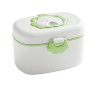 Leakproof Formula Holder Container - Airtight Kids, Storage Box to Go, Snack Container, Multi-Purpose Food Keeper | Travel Ready Powder Dispenser for Diaper Bag Stroller Car Daycare