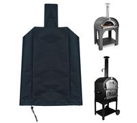 Leakproof Grill Cover - Waterproof Pizza Oven Cover, Adjustable Rope Shield | Heavy Duty Weather Shield for Idle Outdoor Equipment, Ideal for Toaster, Chips, Grill