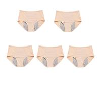 Leakproof Incontinence Panties for Women Over 60-5 Pack Comfortable & Dist Absorbent Underwear (Combo 4 X)