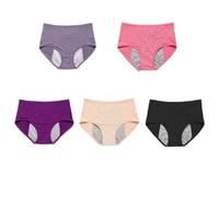 Leakproof Incontinence Panties for Women Over 60-5 Pack Comfortable & Dist Absorbent Underwear (Combo 6 3X)