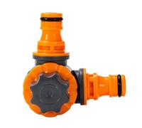 Leakproof Rotatable Water Hose Adapter with Adjustable Locking Mechanism High Flows Rate ABS Fit for Outdoor Use Rotating Adjustable Locking Hose Connector