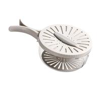 Leakproof Rotating Strainer Container for Washing Storing Freshness Produce Kitchen Storage Bowl with Handle for Home Use Salad Prep Bowl with Strainer