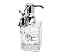 Leakproof Shampoo Dispenser 300ml Refillable Pump Bottle for Conditioner Lotion - Ergonomic ABS PET Design Bathroom Kitchen Travel Grey Silver(Transparent Silver)