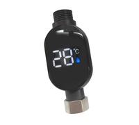 Leakproof Shower Temp Gauge with Led Screen | real time display, waterproof, includes screwdriver and manual