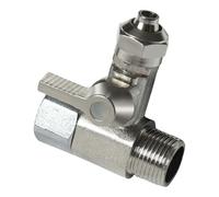 Leakproof Splitters Valves with Quick Connection for Water Systems and Refrigerators 3/8Inchx1/4Inch Port Plumbing T Fitting for Appliances