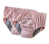 Leakproof Underwear for Women Incontinence Washable 2 Pack Postpartum Underwear for Women Leakproof Incontinence Underwear Fecal Incontinence Diapers for Female Adults