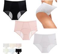 Leakproof Underwear For Women Over 60s With Incontinence, Thin Leak-Proof Women's Breathable Safety Pants (3pcs-a,L)