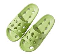 Leaky Slippers Men Trend Summer Slippers Soft Non-slip Sole Cloud Sandals For Home Beach Indoor Outdoor For Home(Green,38-39)