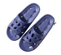 Leaky Slippers Men Trend Summer Slippers Soft Non-slip Sole Cloud Sandals For Home Beach Indoor Outdoor For Home(Blue,38-39)