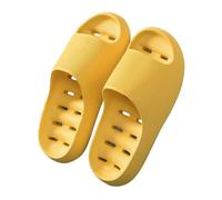 Leaky Slippers Slippers Indoor House, Women Free Shiping, Non-Slip, Deodorant, Bathroom Hotel, For Man And Woman, Summer For Home(Yellow,42-43)