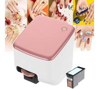 lealovengzh Electric Mini Nail Art Printer Diy&3d 4800dpi Smart Nail Printer- WiFi Connection Control/Automatically Recognize Nail Shape/Fast Drawing in 10S,for Girls' Home Nails