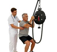 lealovengzh Endless Rope Trainer& 5-30kg Adjustable Resistance Pulley Cable Machinefor Home Gym - 14ft Climbing Rope Machine with Adjustable Resistance for Full Body Workout & Strength Training Red