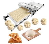 lealovengzh Professional Electric Dough Sheeter Machine, 40"x17.7" Automatic Pastry & Pizza Dough Roller, Adjustable Thickness 0.07"-1.18", Forward/Reverse with Foldable Design for Bakery, Cafe, Home