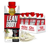 Lean Body Ready-to-Drink Protein Shake, 40g Protein, Gluten Free, 22 Vitamins & Minerals, (Recyclable Carton & Lid - Pack of 12) LABRADA (Vanilla)