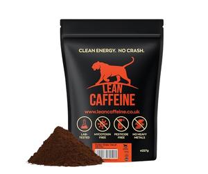 Lean Caffeine Bulletproof Decaf Ground Coffee - Super Clean, Lab Verified, Tested For Mycotoxins And Heavy Metals - Low Acid - Swiss Water Decaffeinated Ground Coffee - 227g (1 Pack)