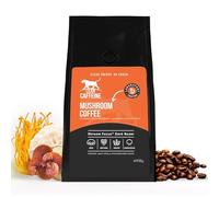 LEAN CAFFEINE Mushroom Coffee Ground - Organic Mushroom Extract Blend With Lion’s Mane, Reishi, Cordyceps & Agaricus Blazei - Dark Roast Caffeinated Coffee - 908g (1 Pack)