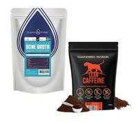 Lean Caffeine Nicaragua Ground Coffee 908g & Super Cal Bone Broth Powder 400g Bundle | Dark Roast Low Acid Coffee & Grass-Fed Beef Protein | Lab Tested Supplements