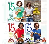 Lean In 15 Collection Joe Wicks 4 Books Set Shift Plan, Sustain Plan, Shape Plan