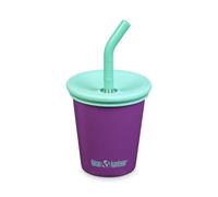 Klean Kanteen - Kid's Kanteen Steel Cup Straw Lid - Mug size 296 ml, purple