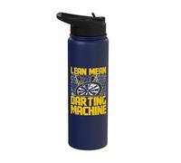 Lean Mean Darting Machine - Darts Stainless Steel Insulated Water Bottle