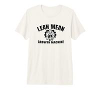 Lean Mean Growth Machine Fitness Motivation Design Premium T-Shirt