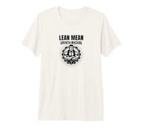 Lean Mean Growth Machine Fitness Motivation Design Premium T-Shirt