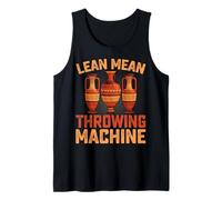 Lean Mean Throwing Machine - Pottery Lover Ceramic Artist Tank Top