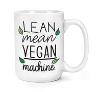 Lean Mean Vegan Machine 15oz Large Mug Cup