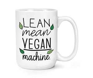 Lean Mean Vegan Machine 15oz Large Mug Cup
